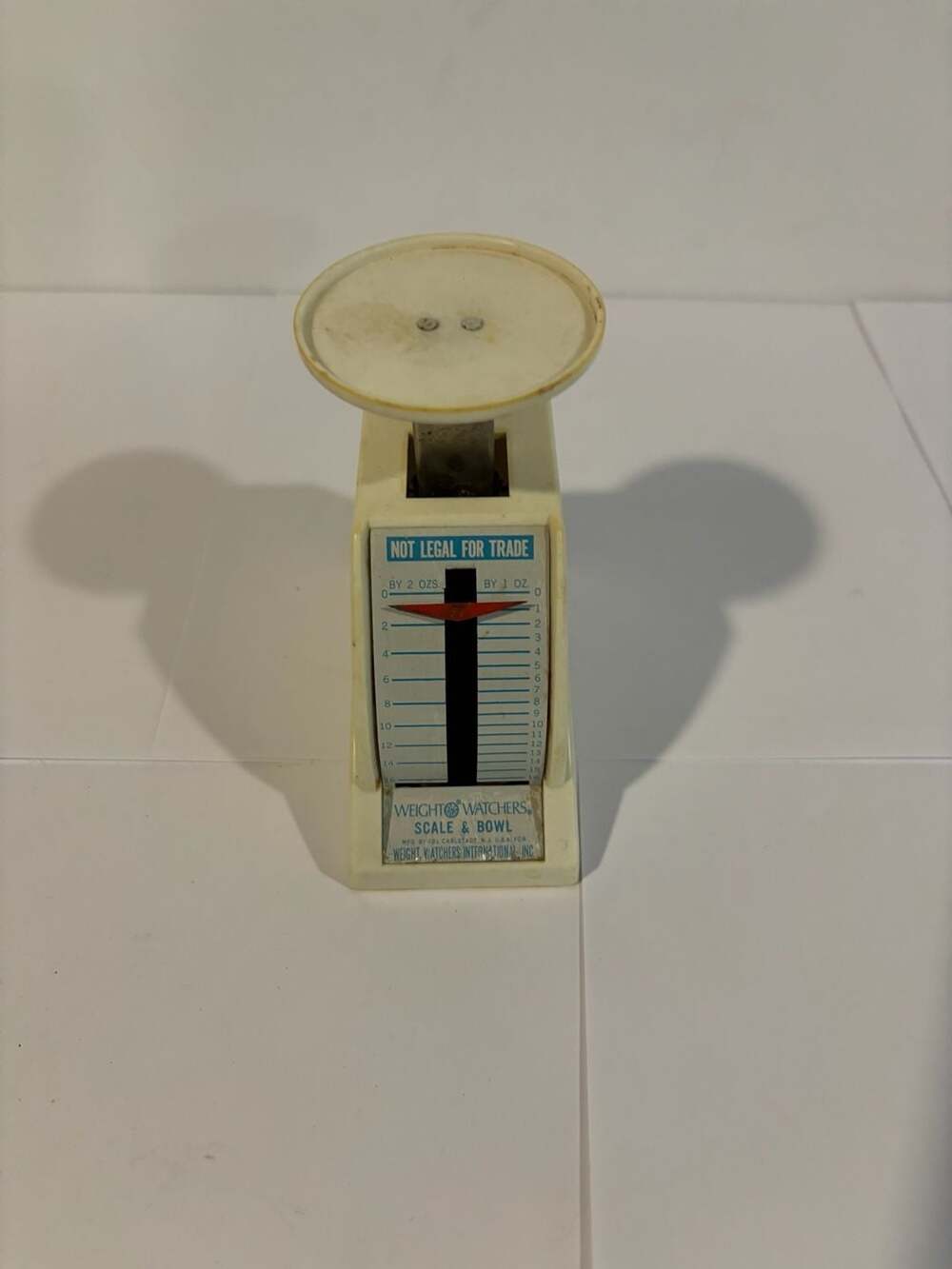Vintage Weight Watchers International Inc.Dietetic Food Kitchen Scale 16 oz USA.